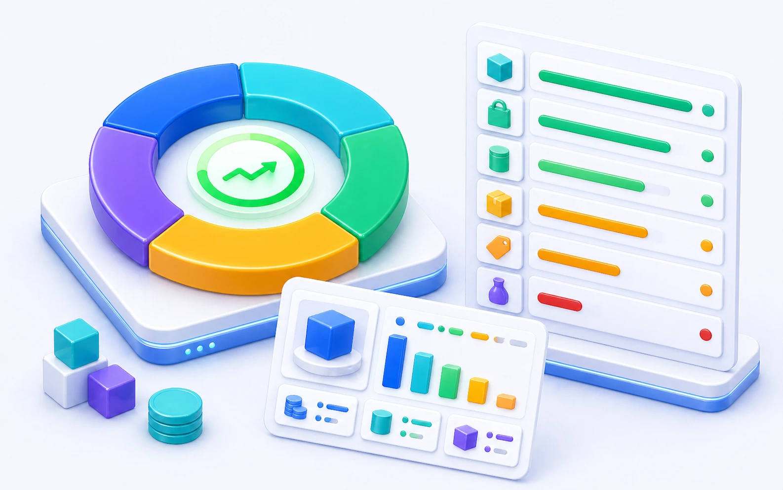 Product profitability analysis with margin breakdown