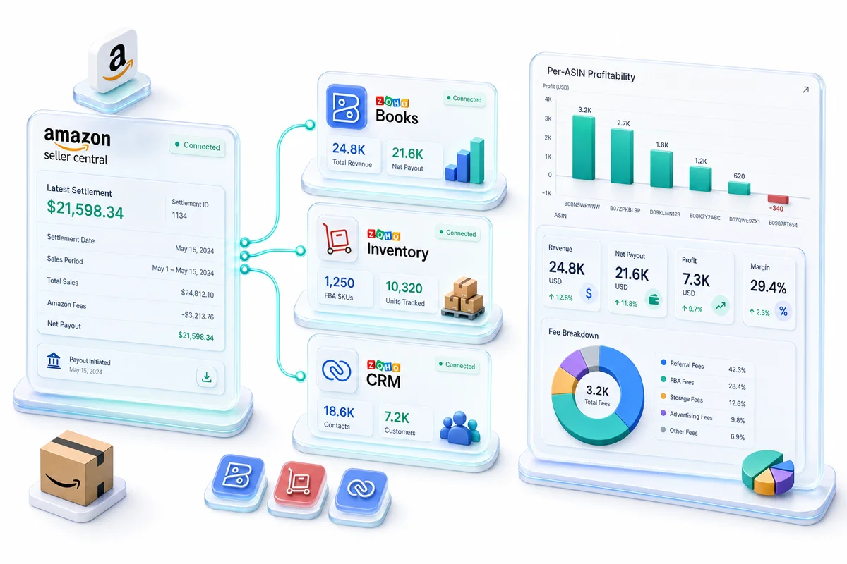 Amazon Zoho Integration: Connect Seller Central to Zoho Books and Inventory