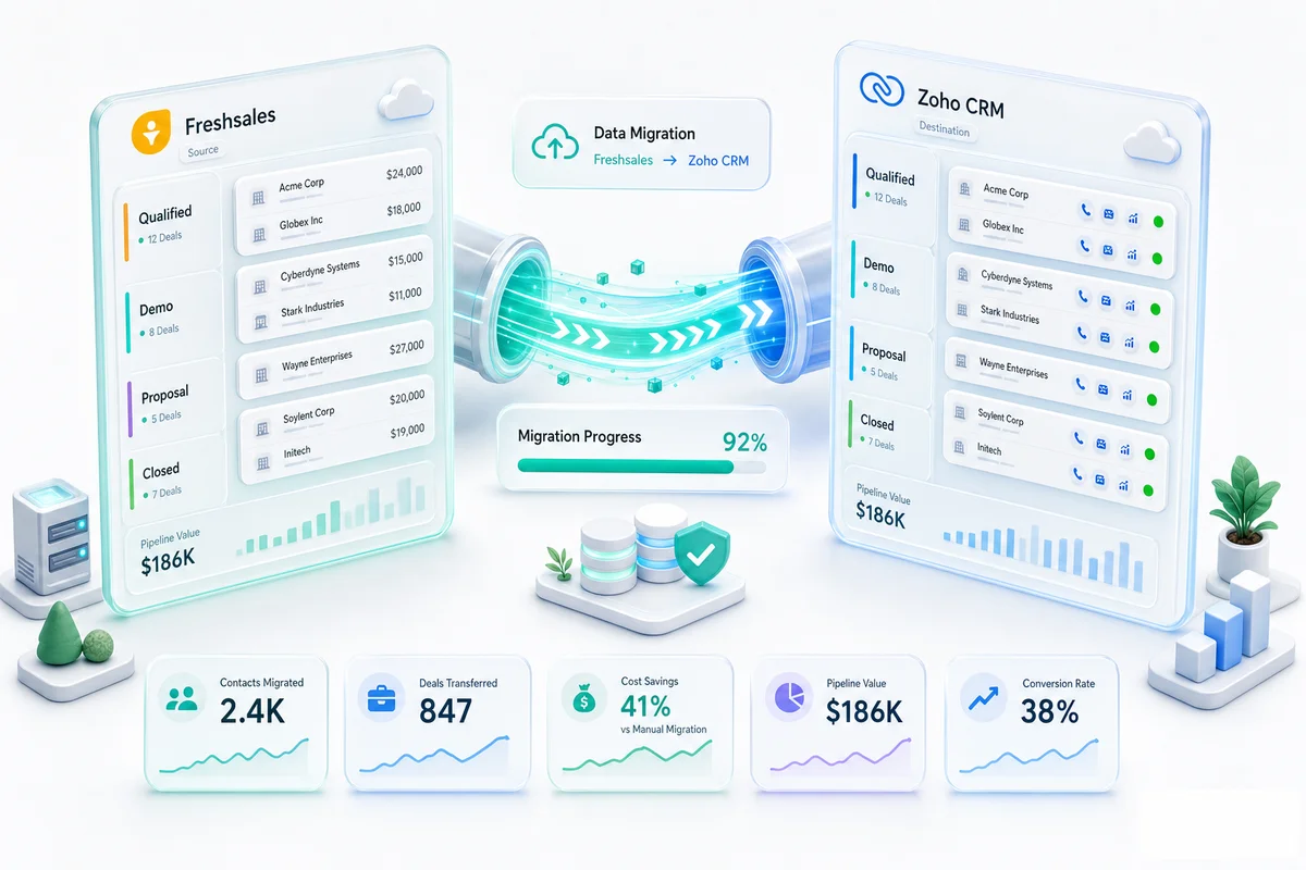 Freshsales to Zoho CRM Migration: Complete Guide (2026)