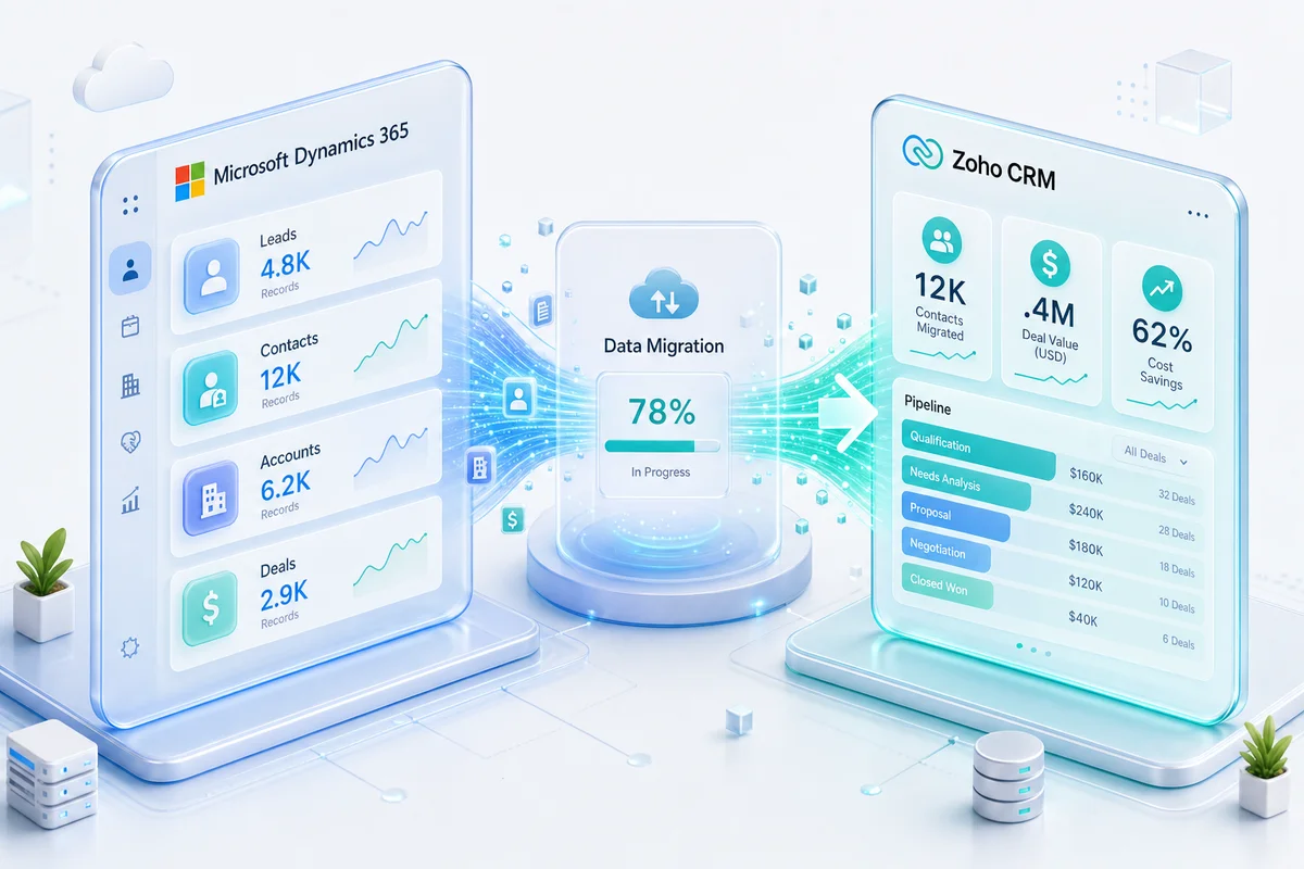 Microsoft Dynamics to Zoho CRM Migration: Complete Guide (2026)