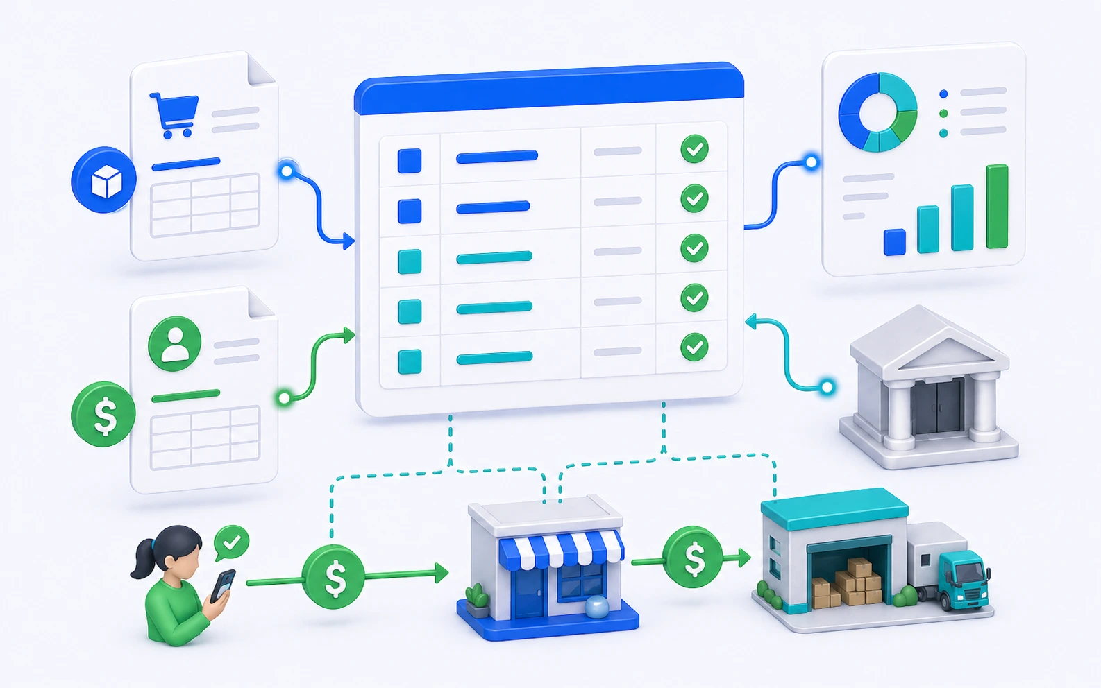 Automated dropshipping accounting