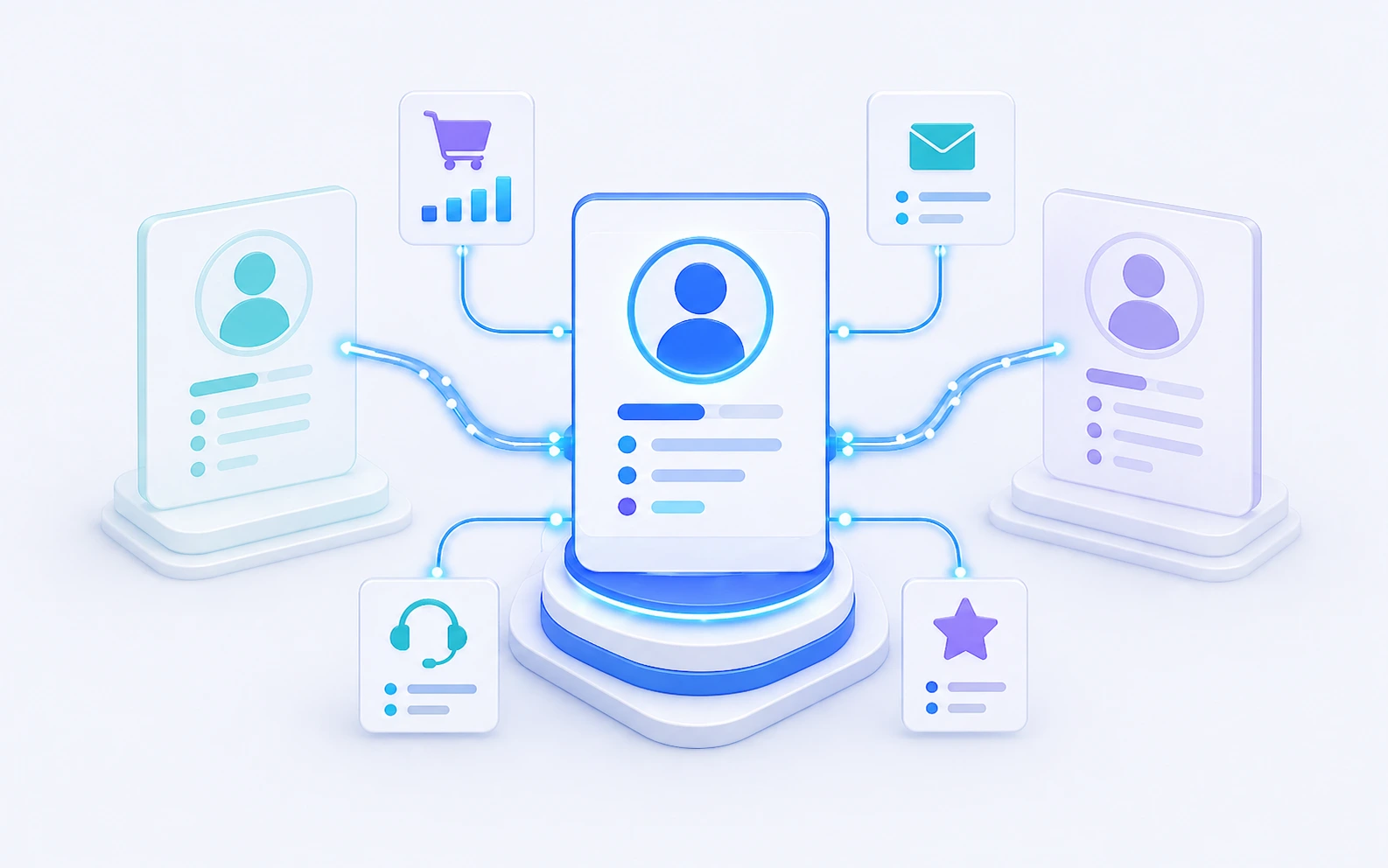 Cross-channel customer data unification into single CRM profile